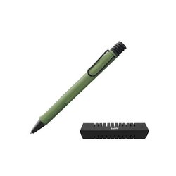 Ручка шариковая Lamy 241 safari цвет чернил черный цвет корпуса оливковый (артикул производителя M16Ч 4035674)